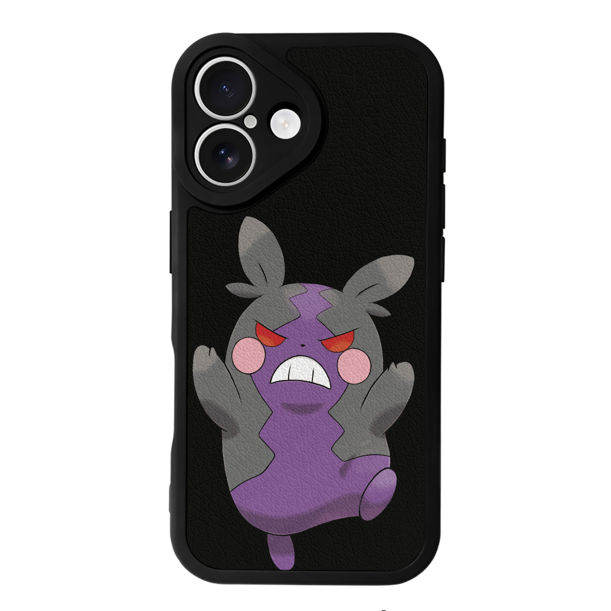 （画像用） ポケットモンスター Pokémon 【iPhone 16シリーズ対応】シリコンスマホケース（レザー調） 材質：シリコン